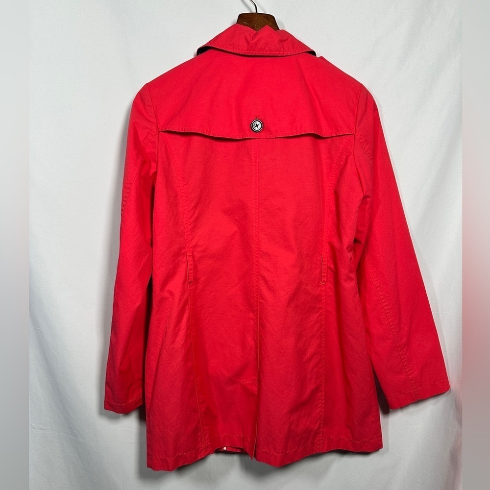 Lands' End Pink Lightweight Trench Coat Womens S - Picture 3 of 14